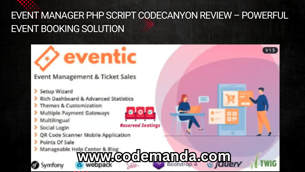 Event Manager PHP Script Codecanyon Review