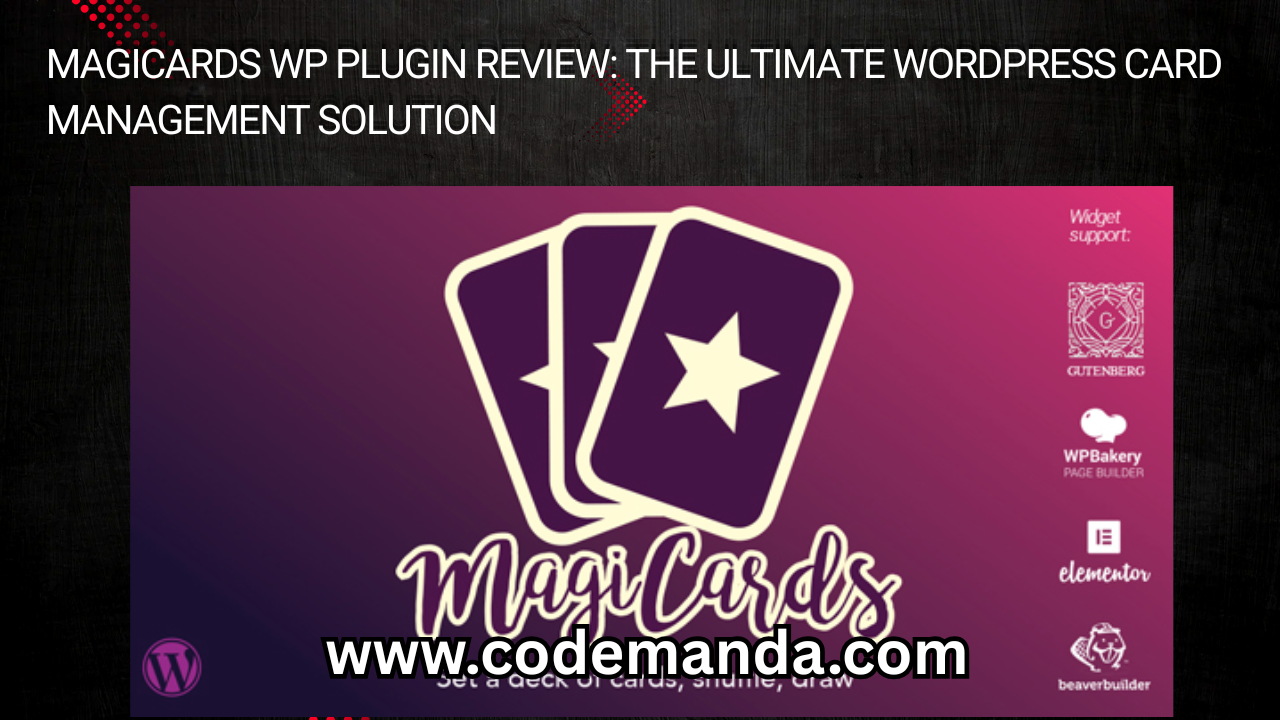 Magicards WP Plugin Review The Ultimate WordPress