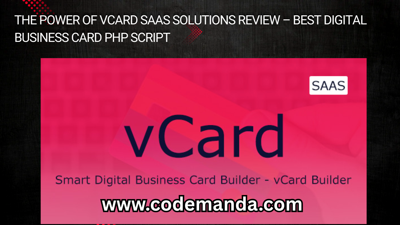 The Power of vCard SAAS Solutions Review