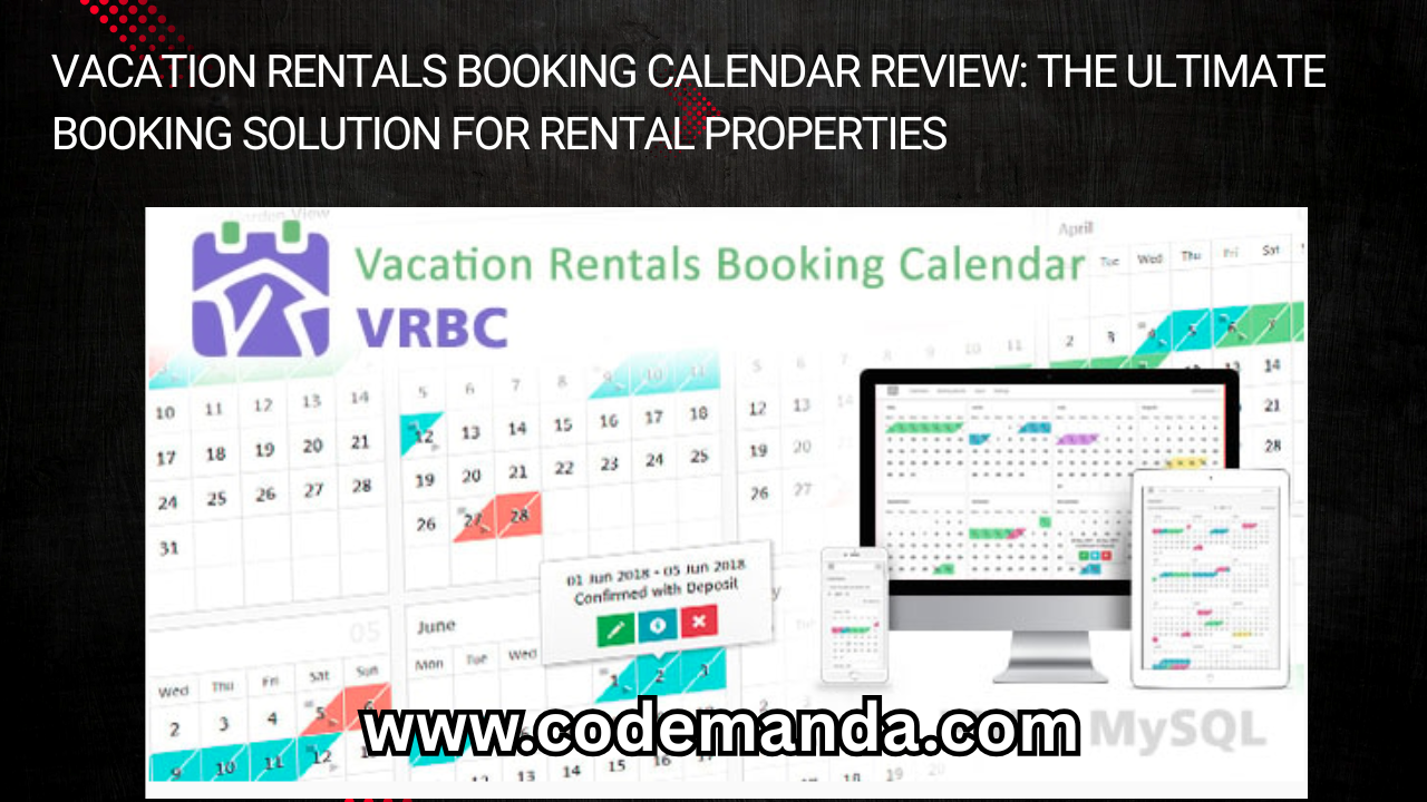 Vacation Rentals Booking Calendar Review