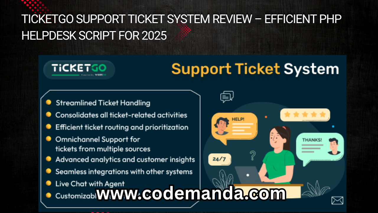 TicketGo Support Ticket System Review – Efficient PHP Helpdesk Script for 2025 - visual selection