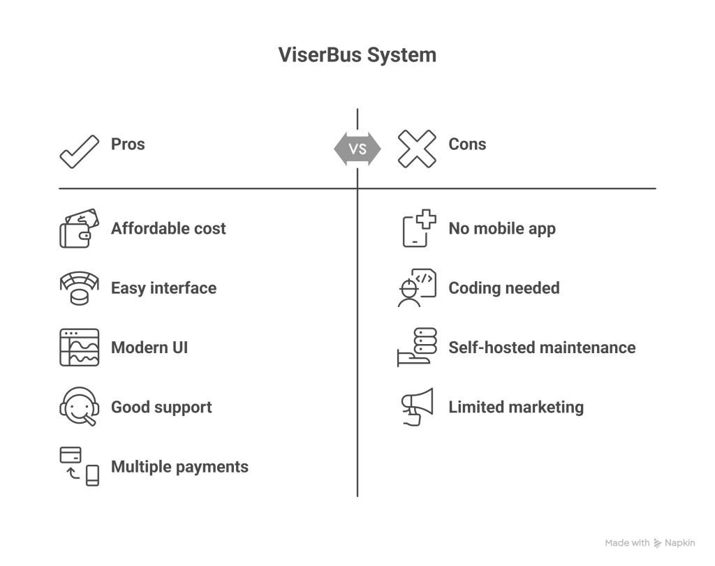 ViserBus Bus Ticket Booking System Review – Reliable PHP Script for Bus Ticketing - visual selection