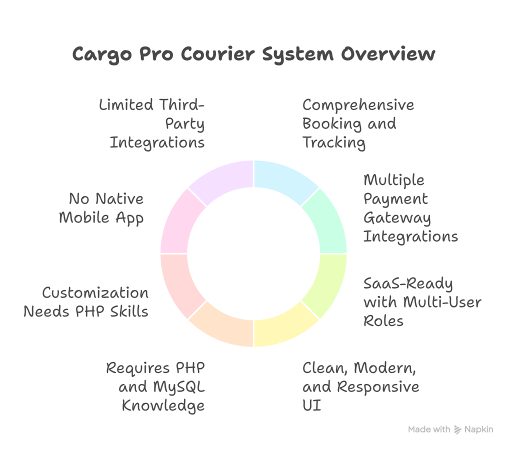 Cargo Pro Courier System Review_ Best PHP Script for Courier & Delivery Management - visual selection