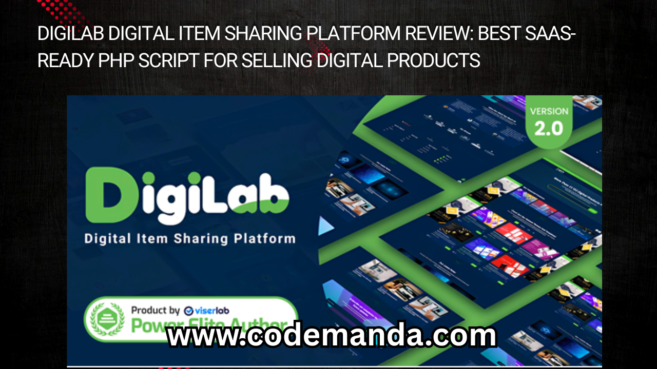 DigiLab Digital Item Sharing Platform Review