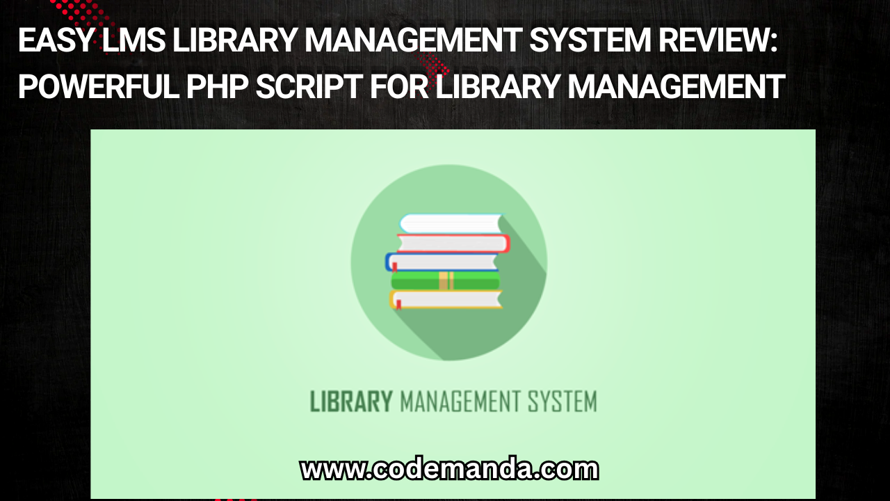 Easy LMS Library Management System R