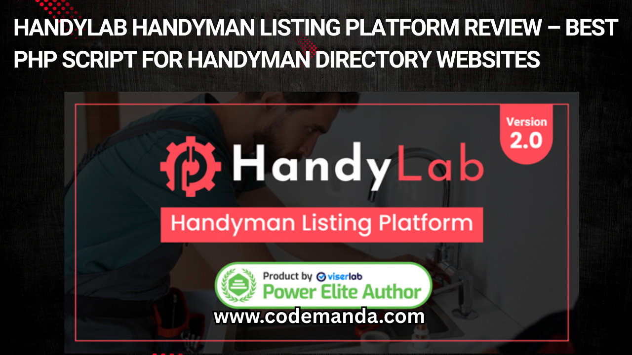 HandyLab Handyman Listing Platform Review