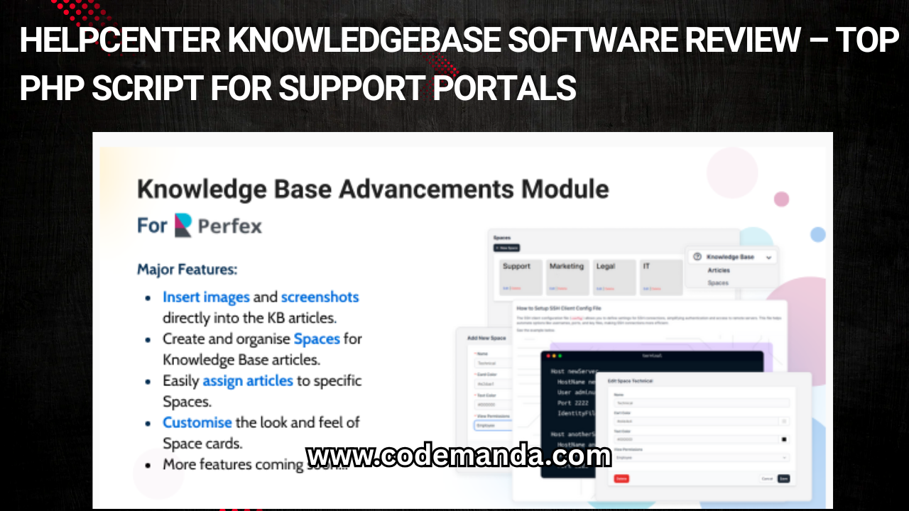 HelpCenter Knowledgebase Software Review – Top PHP Script for Support Portals