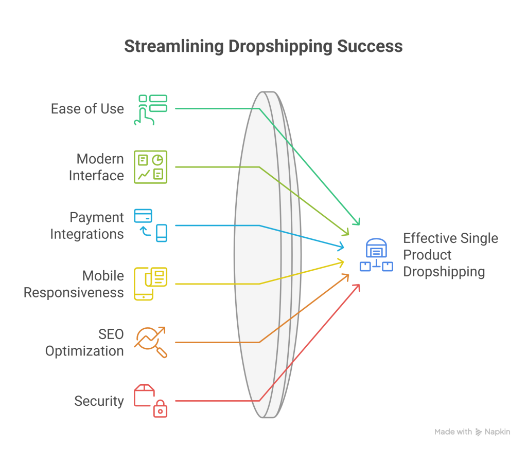 MartLab Single Product Dropshipping Platform Review – Best PHP Dropshipping Script_ - visual selection