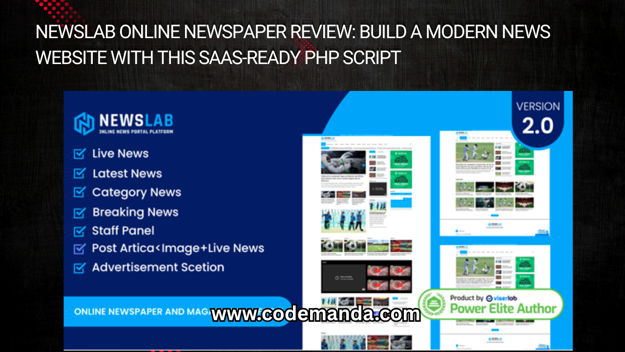 NewsLab Online Newspaper Review Build a Modern
