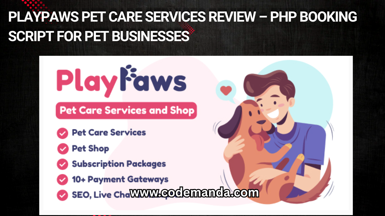 PlayPaws Pet Care Services Review PHP