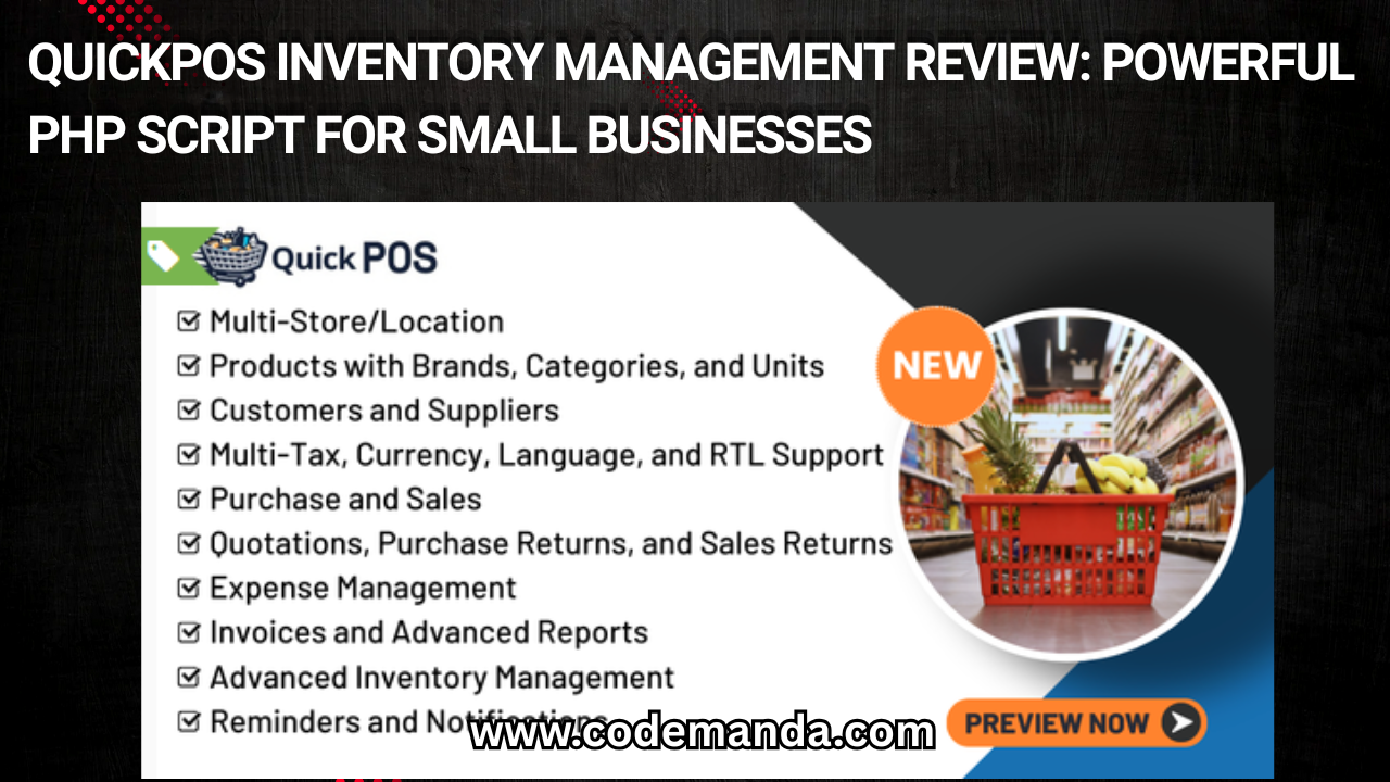 QuickPOS Inventory Management Review