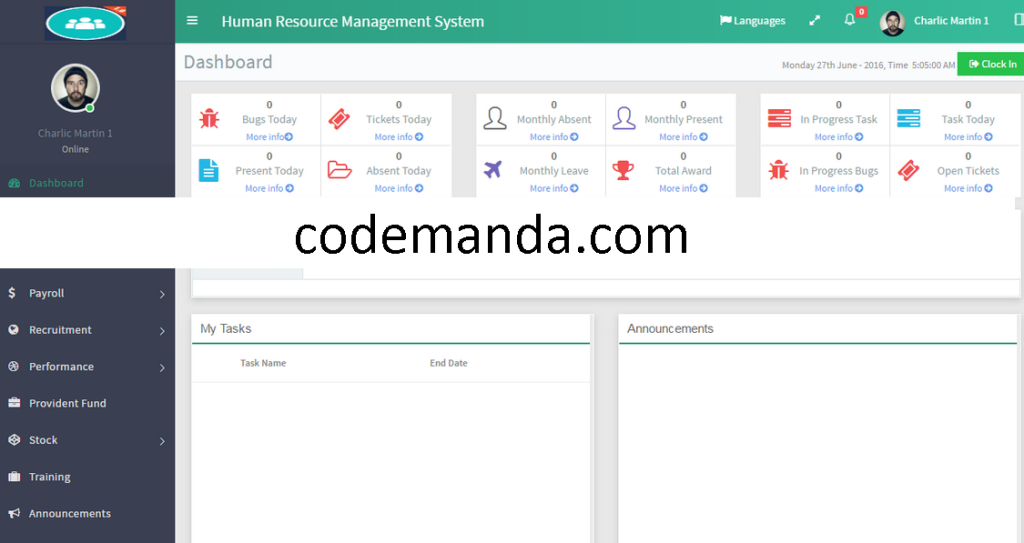 HRM Human Resource Management System