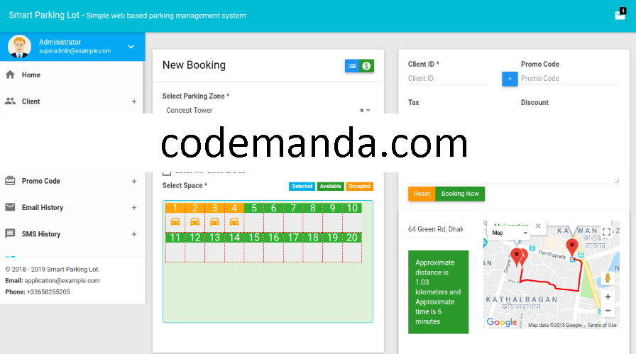 CK Smart Parking Reservation System