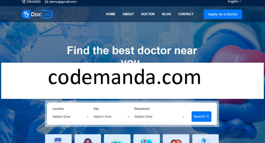 DocLab Doctor Listing Platform