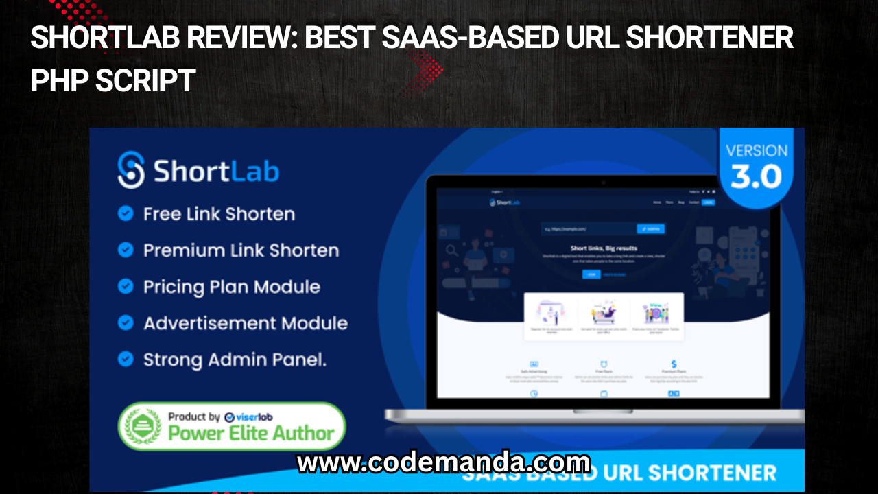 ShortLab Review: Best SAAS-Based URL Shortener PHP Script