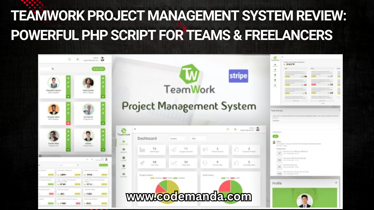 TeamWork Project Management System Review Powerful PHP Script for Teams & Freelancers
