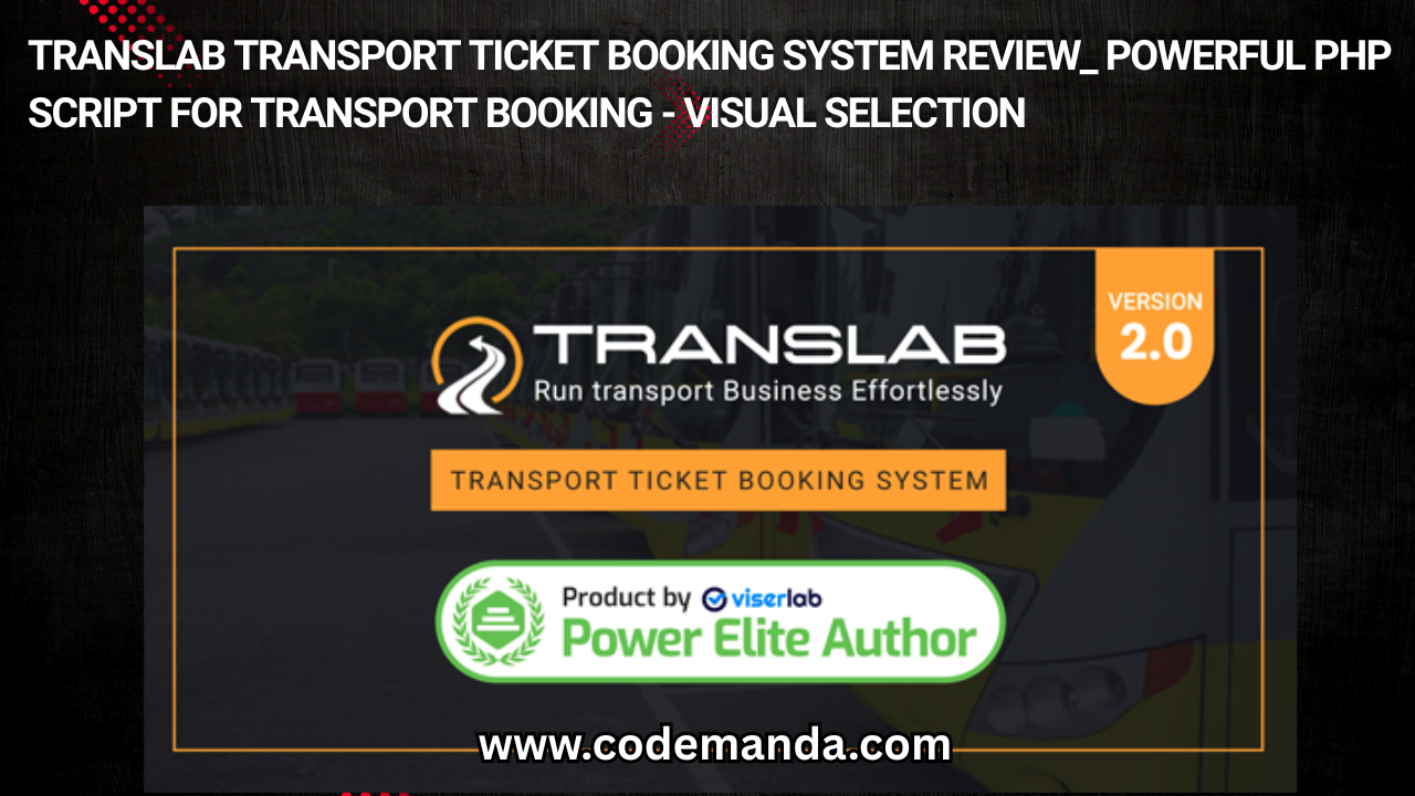 TransLab Transport Ticket Booking System Revie
