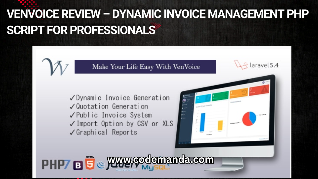 VenVoice Review – Dynamic Invoice Management PHP