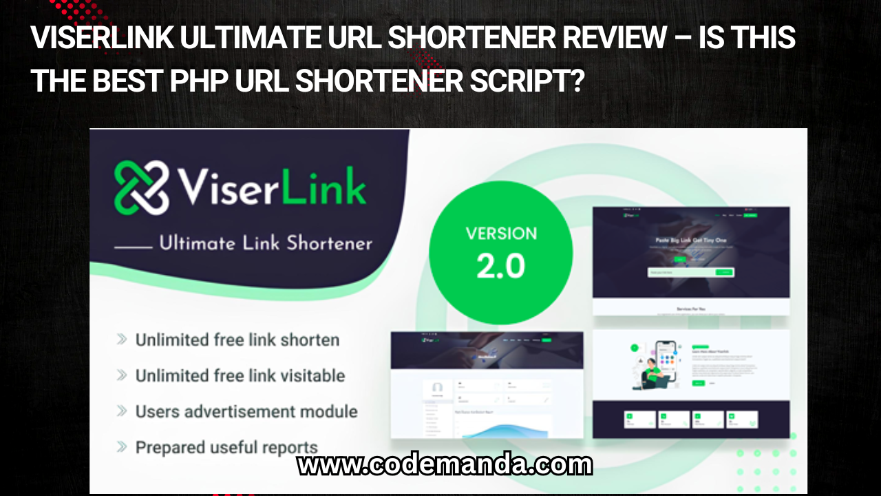 ViserLink Ultimate URL Shortener Review