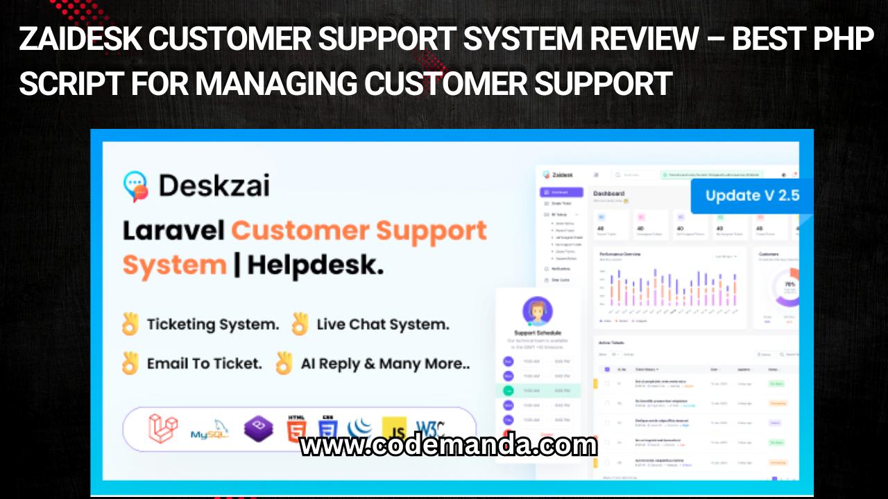 Zaidesk Customer Support System Review