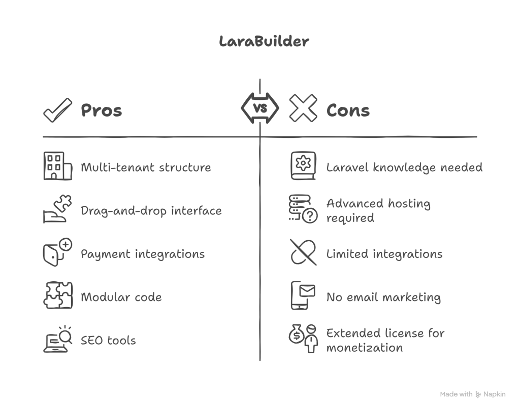 LaraBuilder Review – The Best Laravel Drag & Drop Website Builder for SaaS in 2025