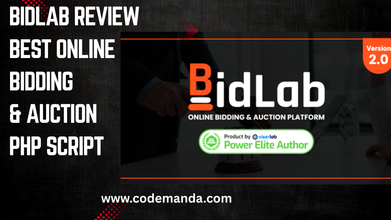 BidLab Review – Best Online Bidding & Auction PHP Script