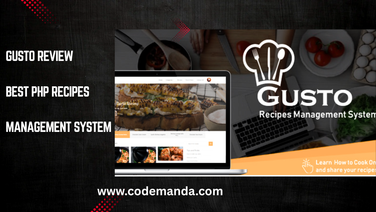 Gusto Review – Best PHP Recipes Management System for Food Blogs & Chefs