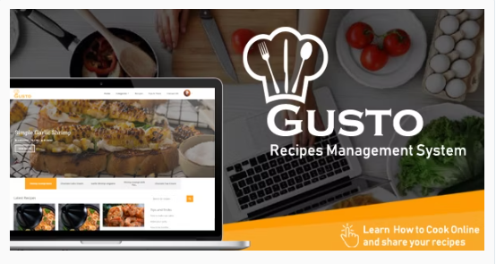 Gusto Recipes Management System