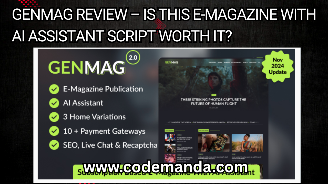 GenMag Review – Is This E-Magazine with AI