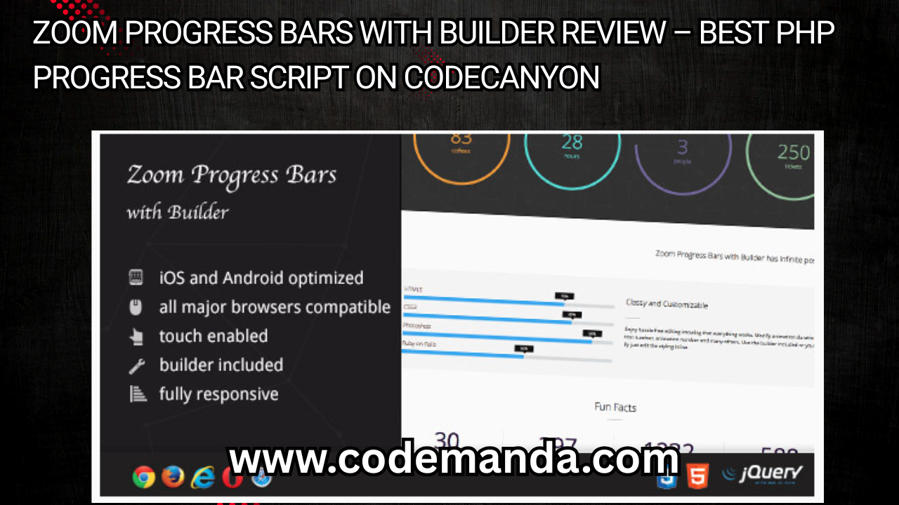 Zoom Progress Bars with Builder Review – Best PHP Progress