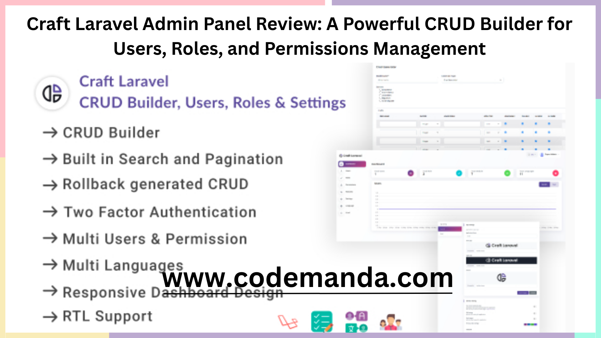 Craft Laravel Admin Panel Review A Powerful CRUD Builder