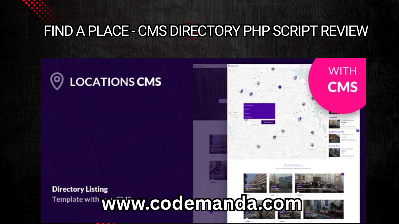 Find a Place - Cms Directory PHP Script Review