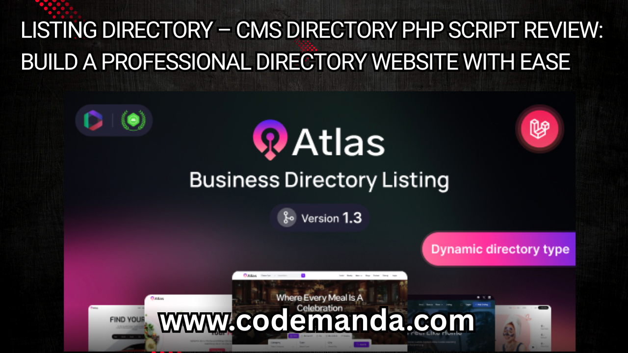 Listing Directory – CMS Directory PHP Script Review Build a Professional