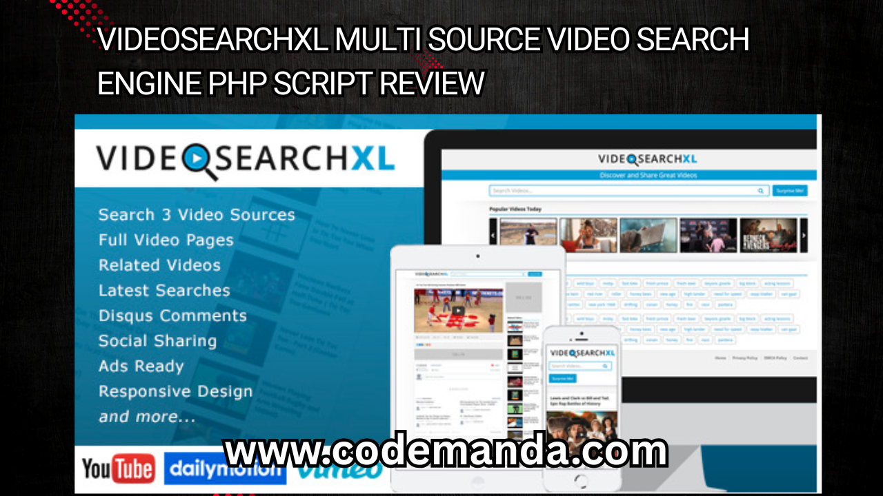 VideoSearchXL Multi Source Video Search