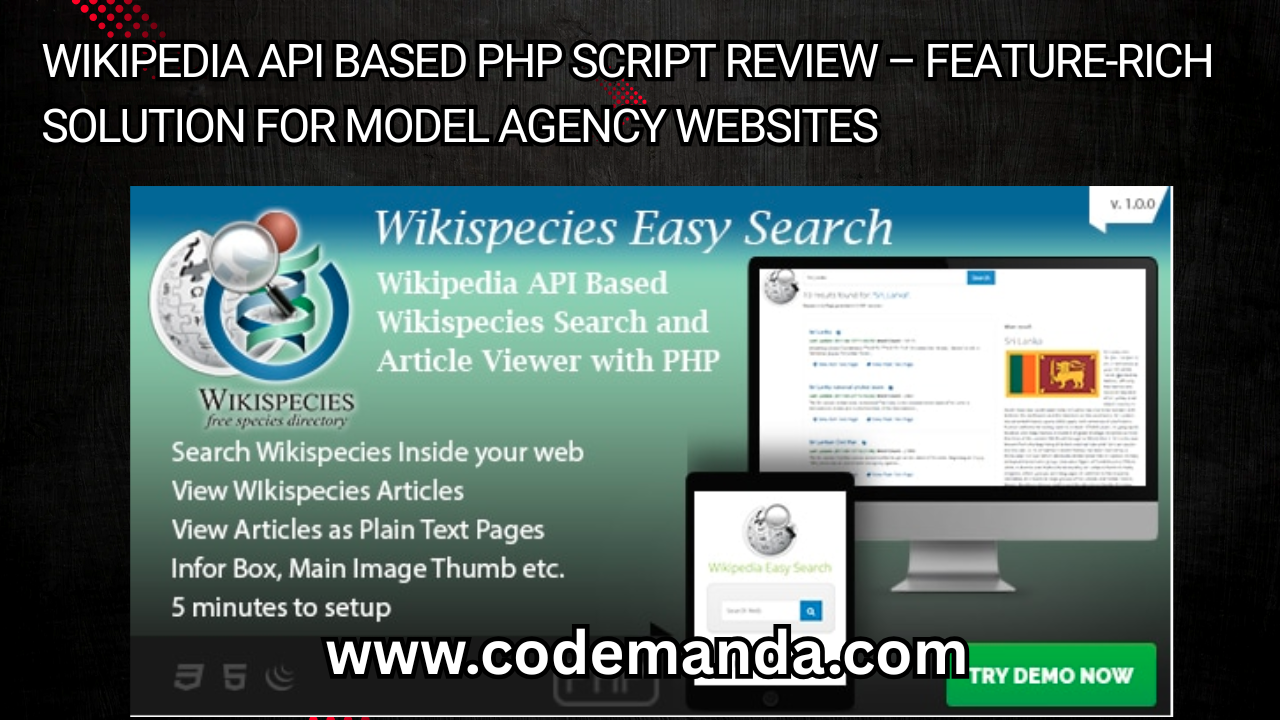 Wikipedia API Based PHP Script Review