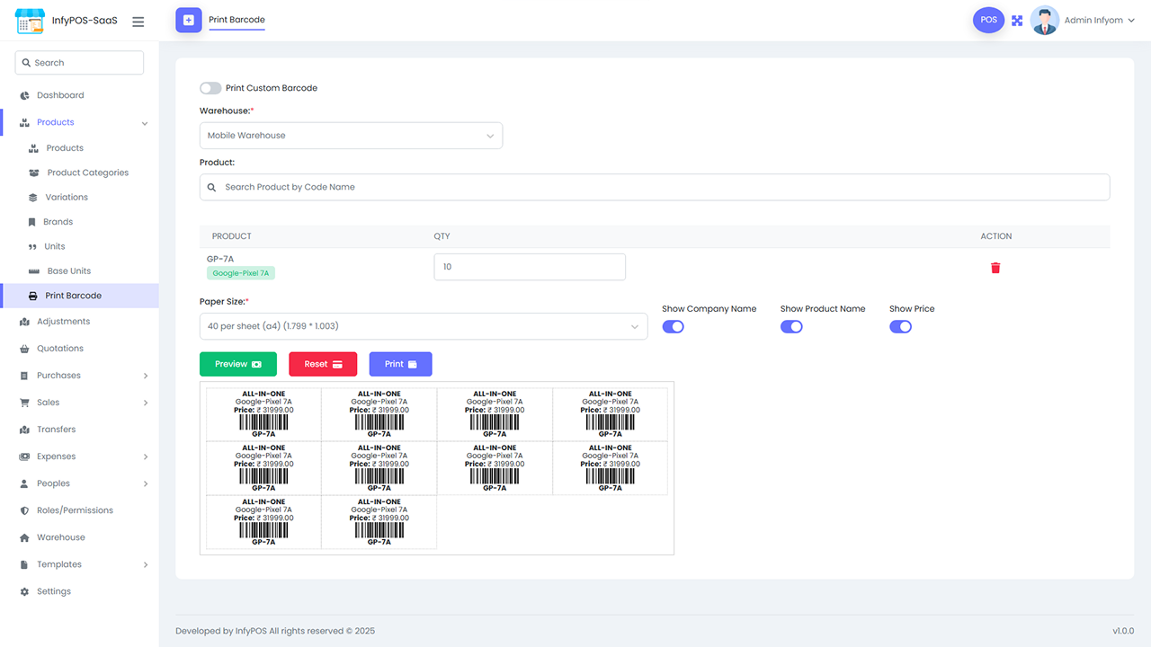 Usability screenshot