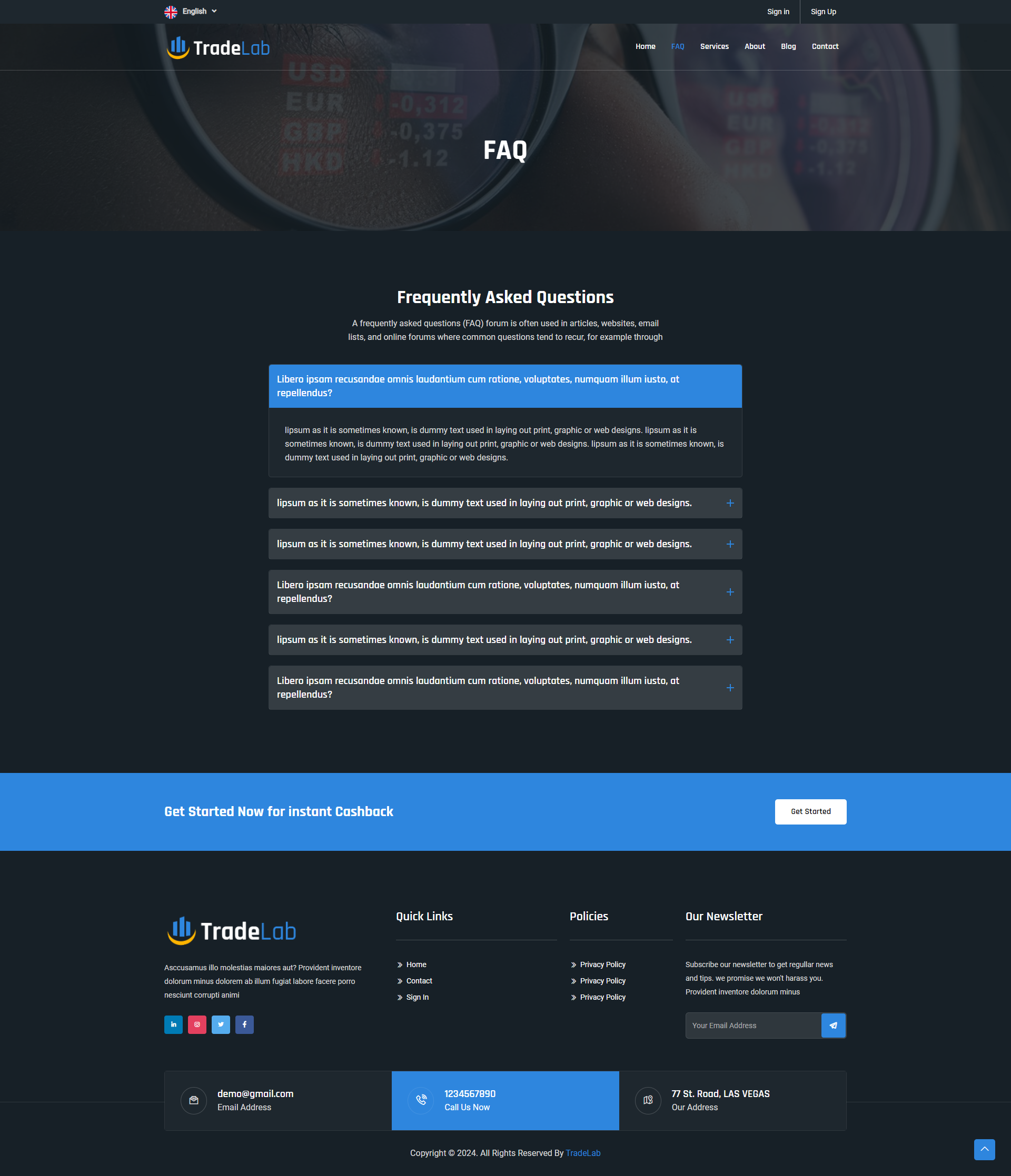 Usability screenshot