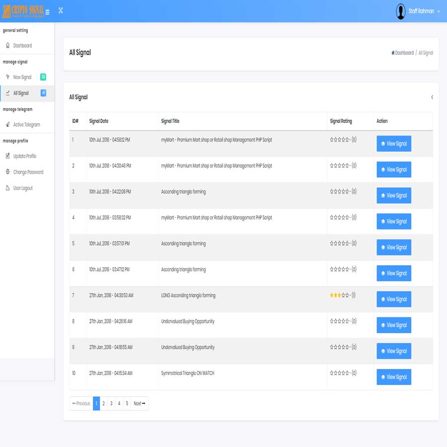Usability screenshot