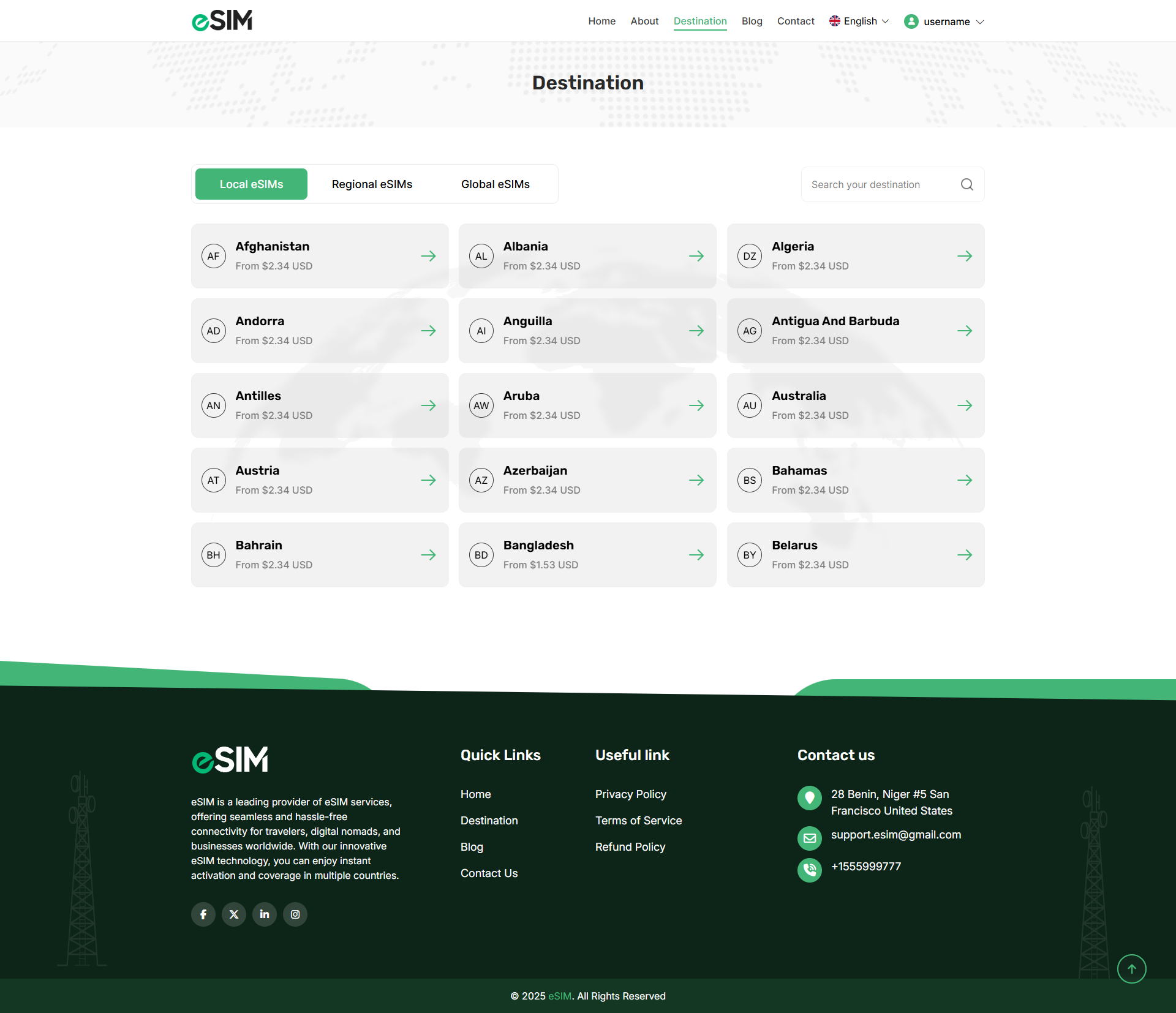 Usability screenshot