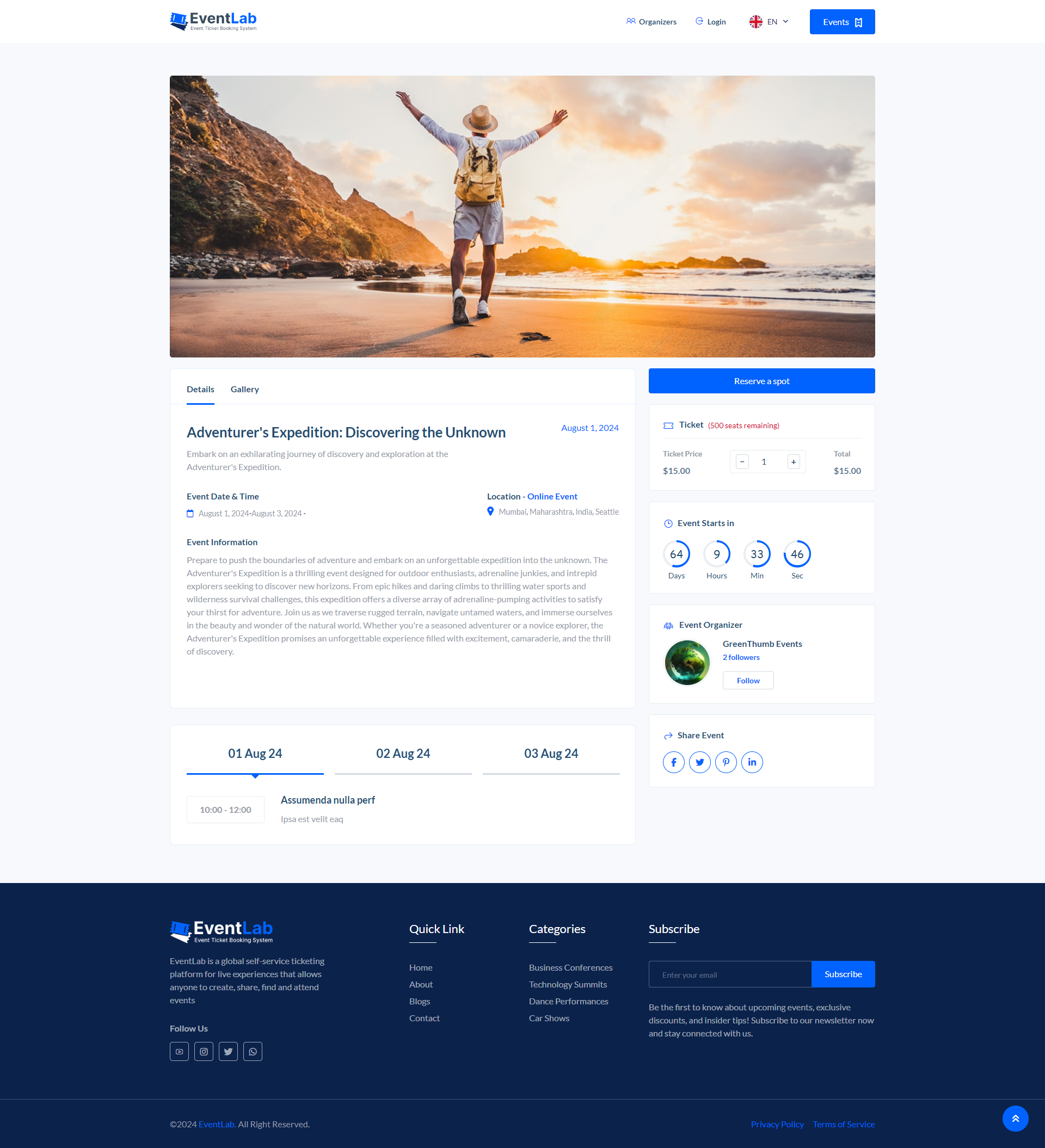 Usability screenshot