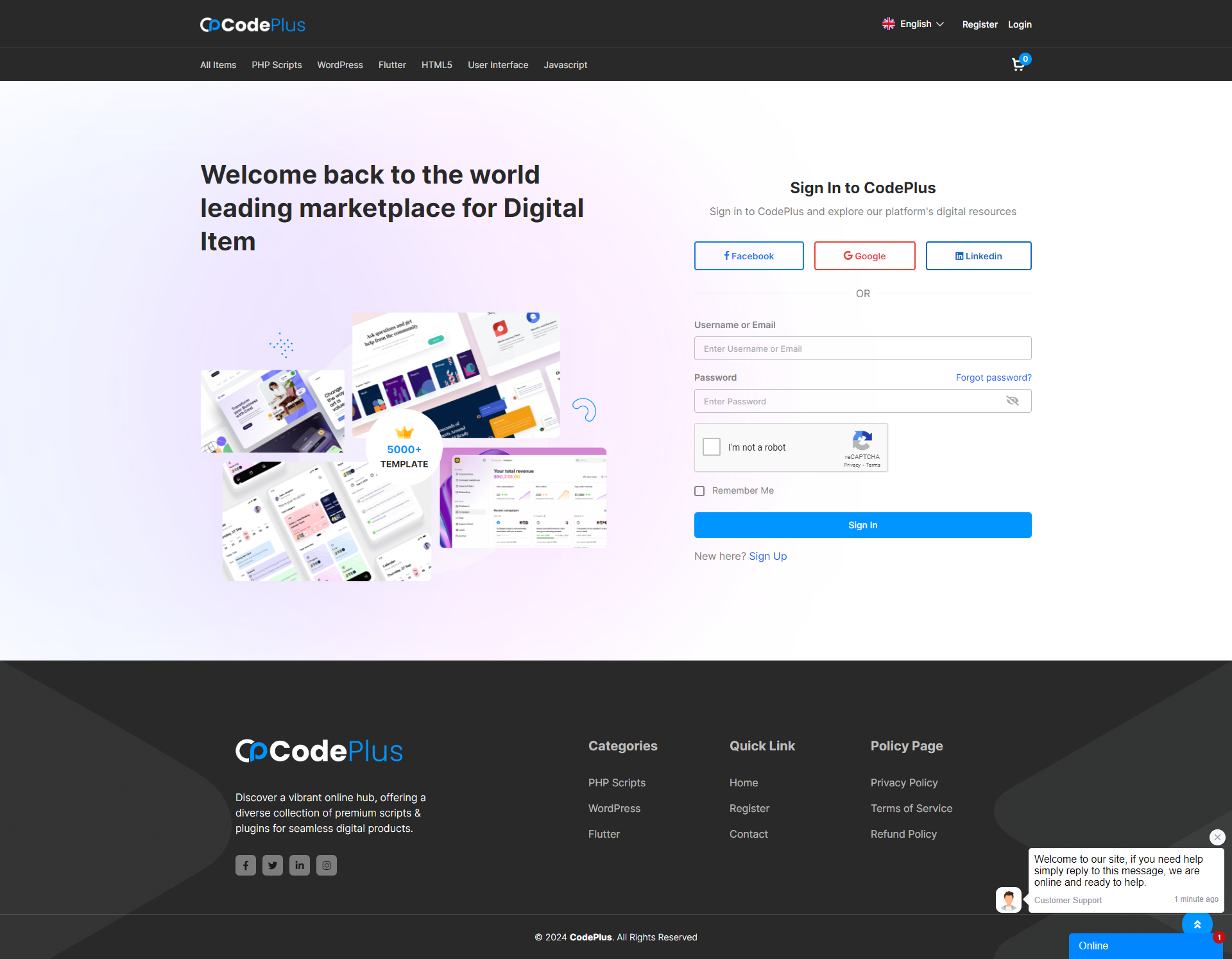 Usability screenshot