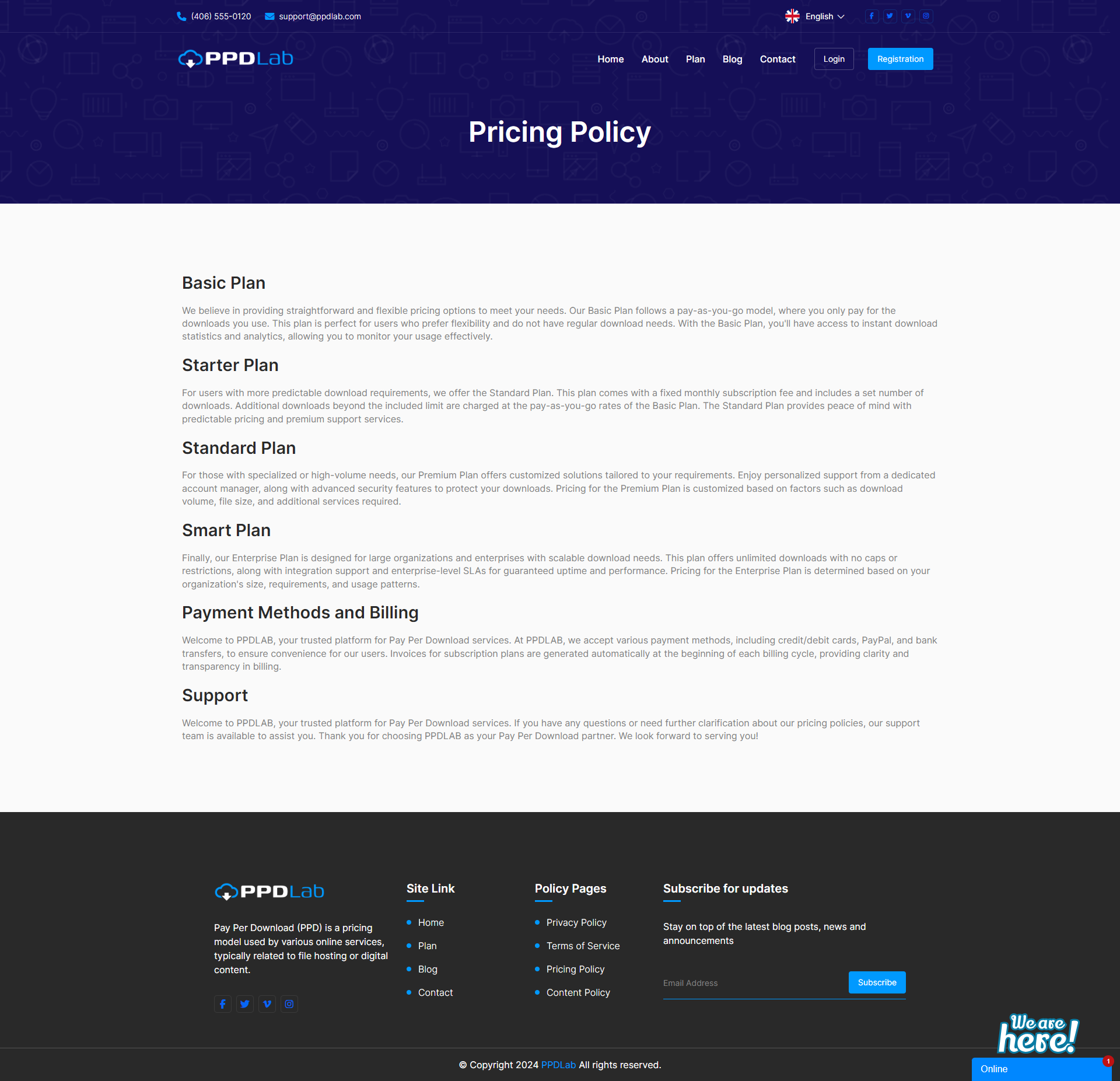 Usability screenshot