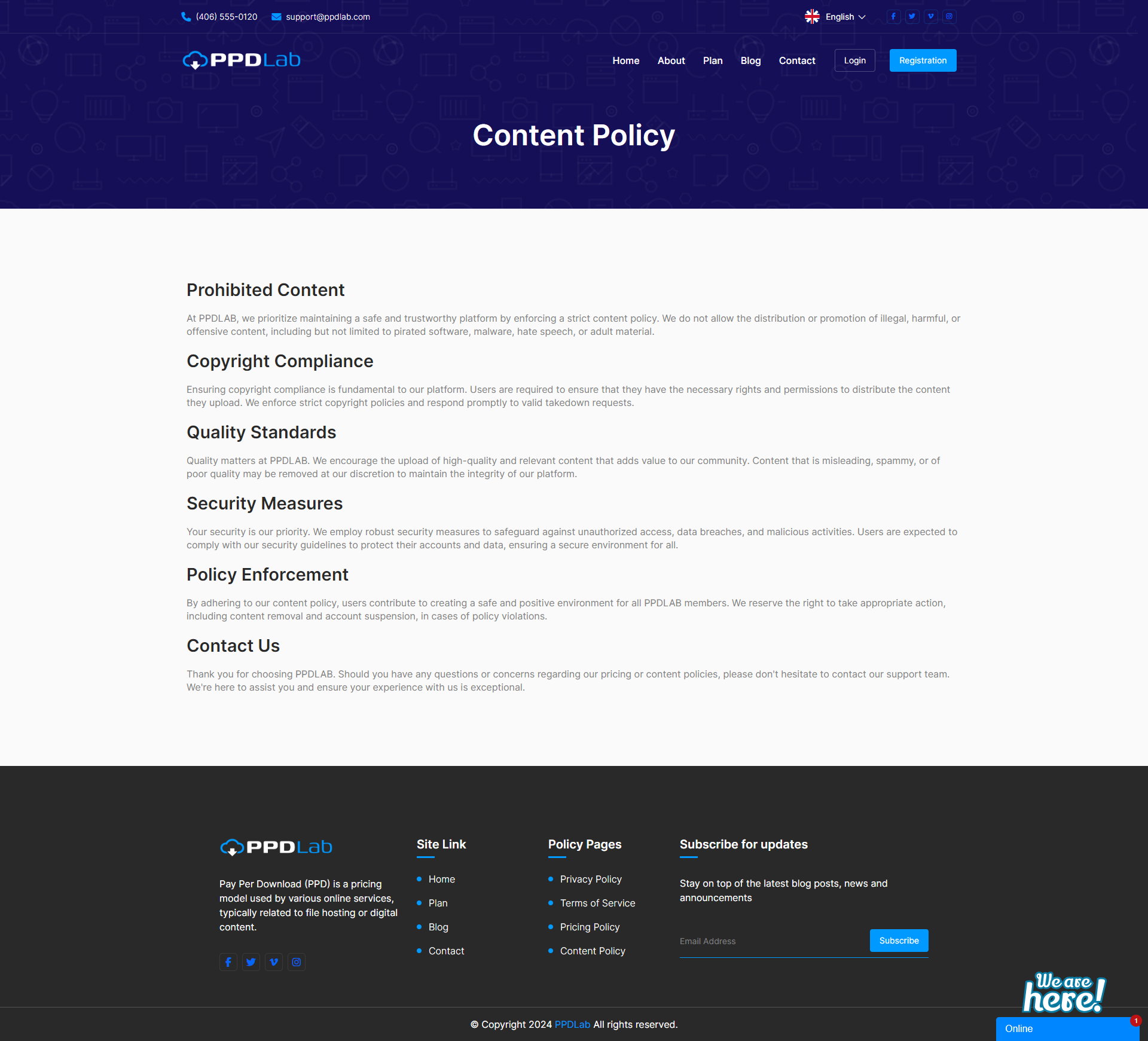 Usability screenshot