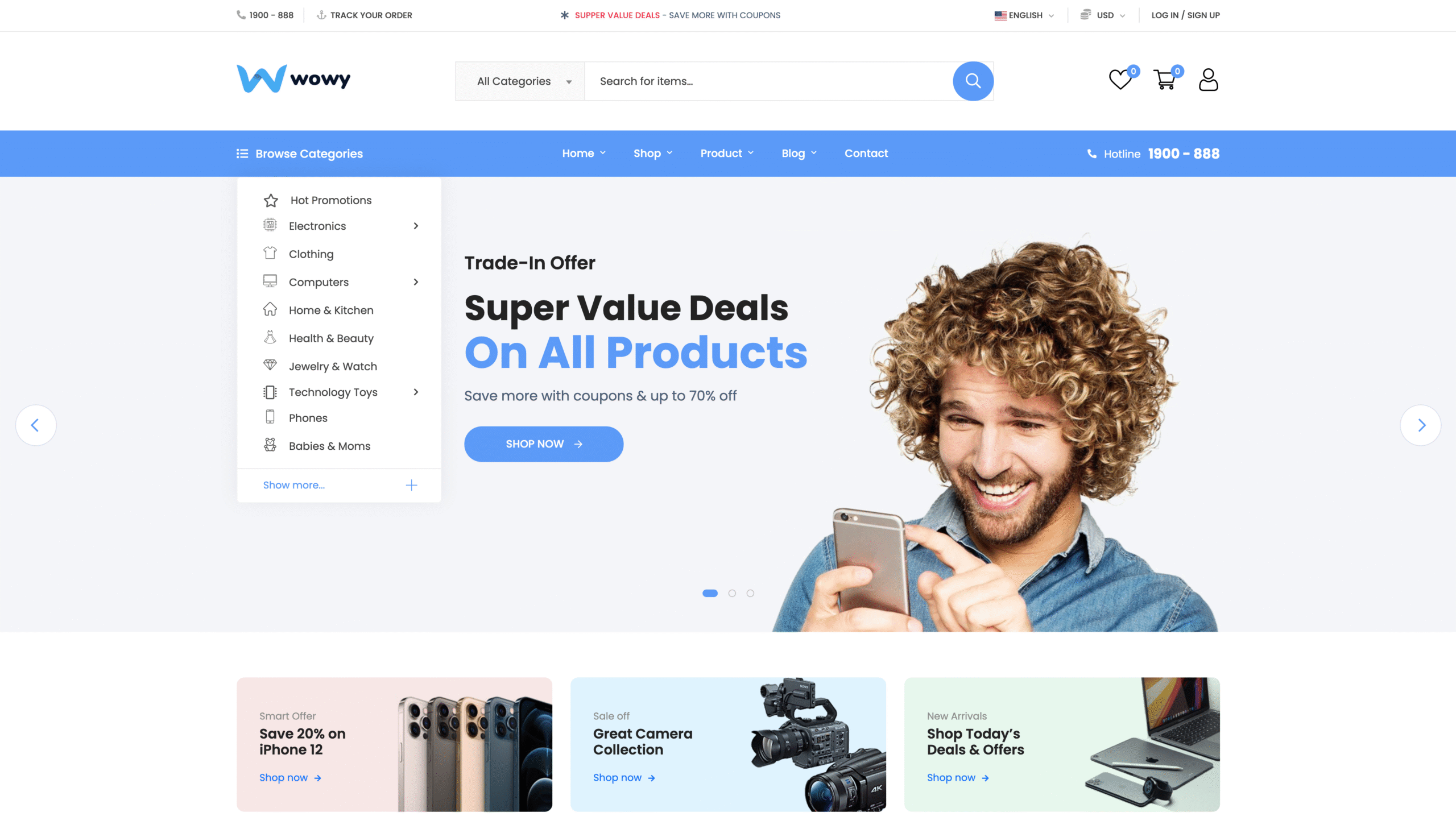 Usability screenshot