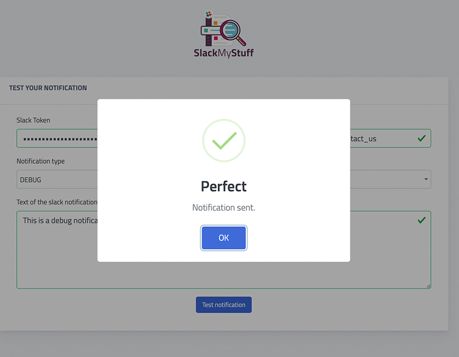 Usability screenshot