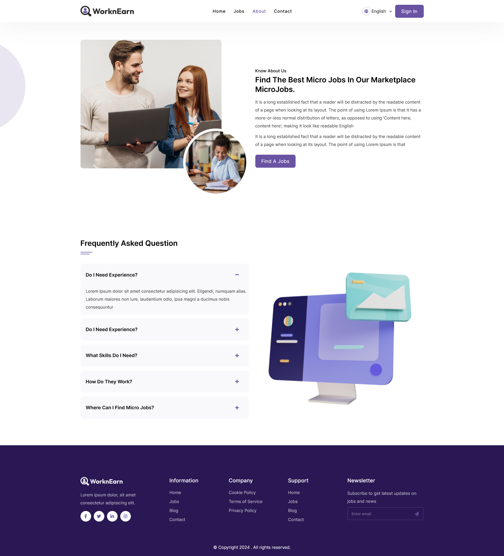 Usability screenshot