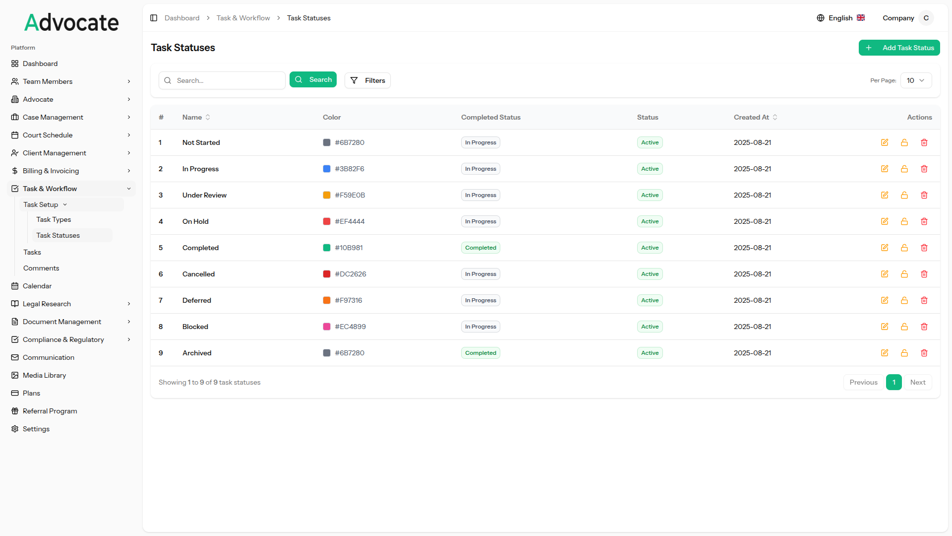 Usability screenshot