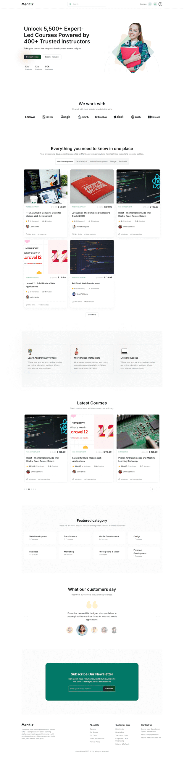 Usability screenshot