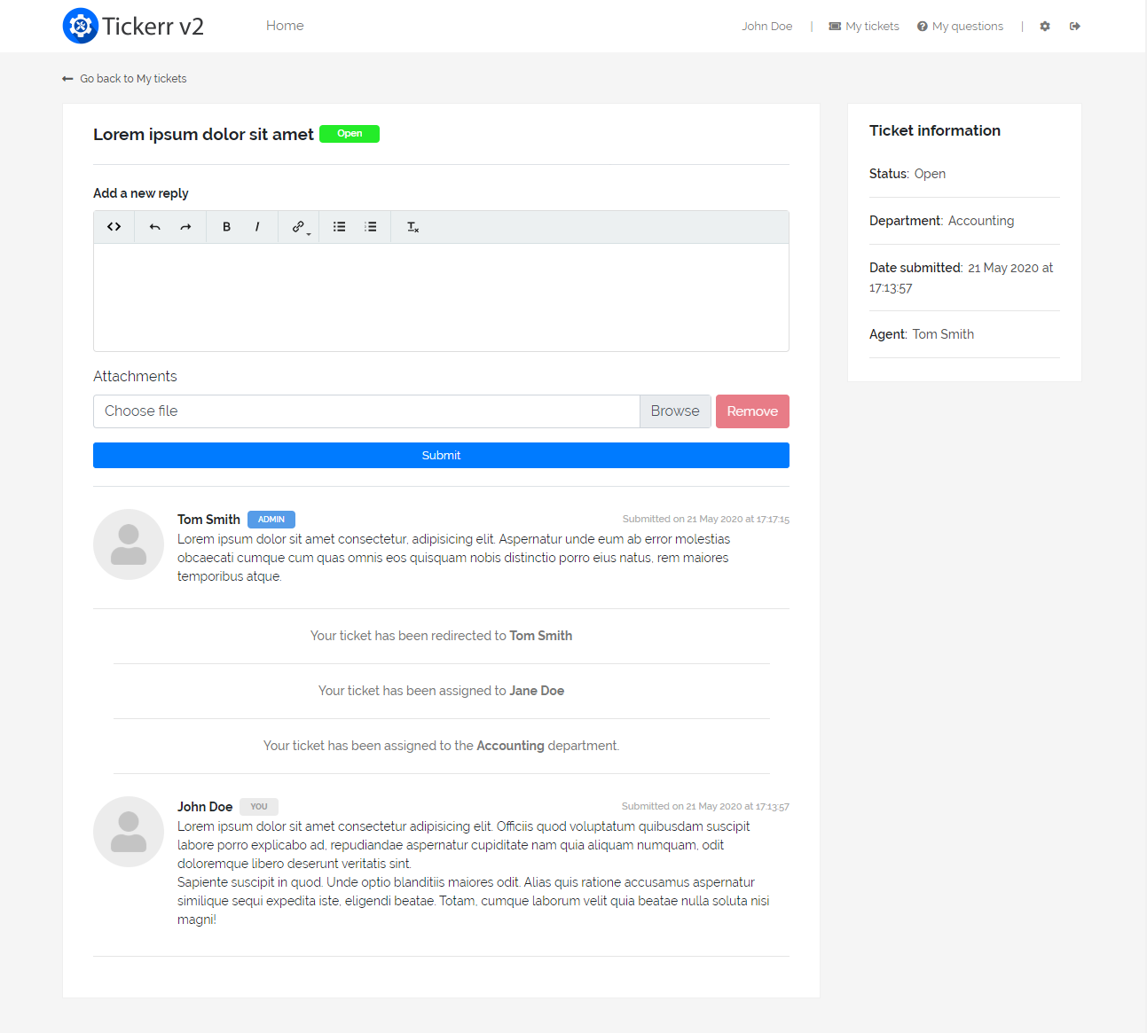 Usability screenshot