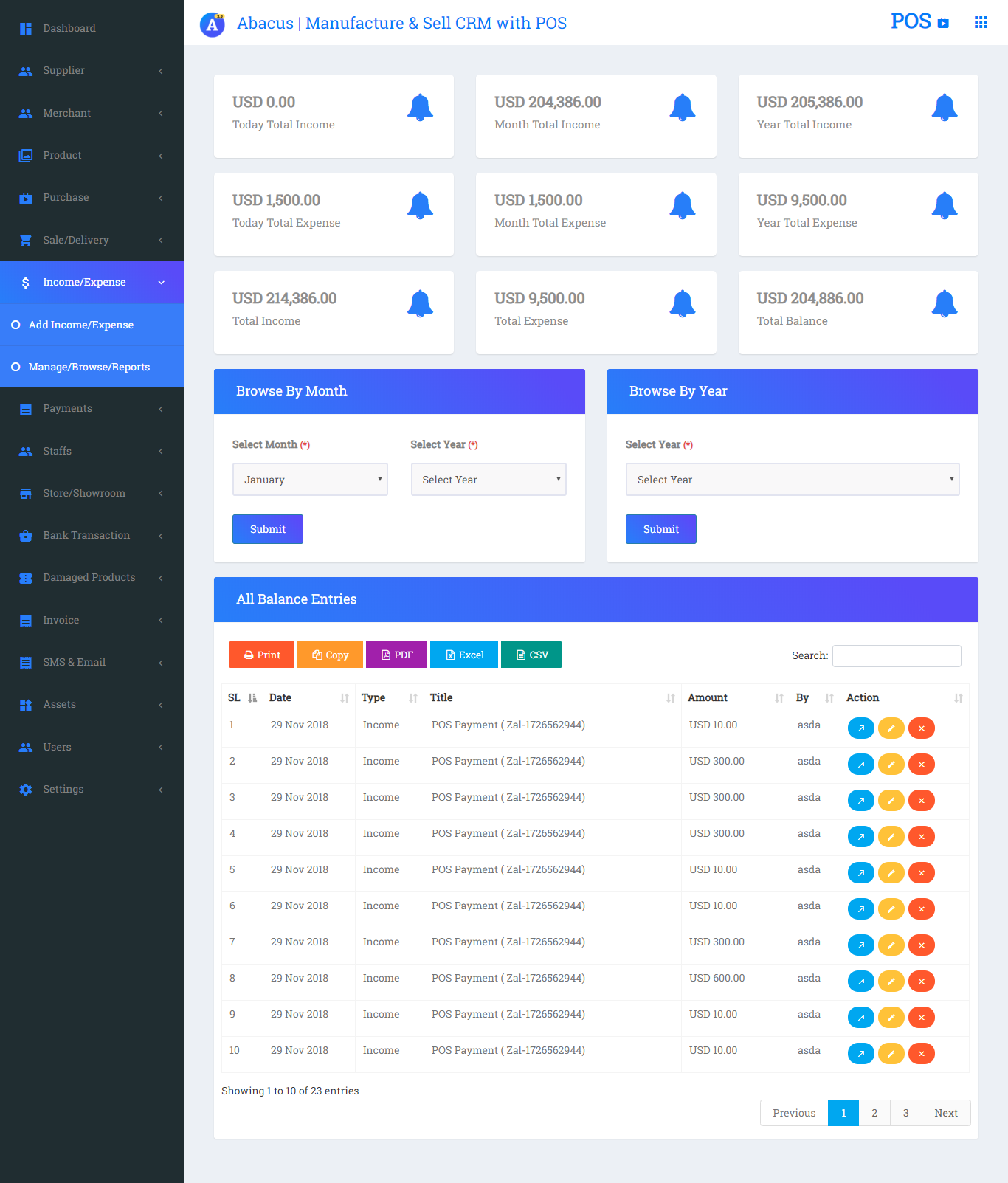 Usability screenshot